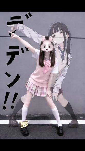 鸡蛋在那边领#jk拍照姿势 #星野新一