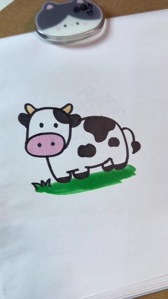 今天画可爱的小奶牛
#简笔画 #儿童简笔画 #早教 #画画 #亲子简笔画