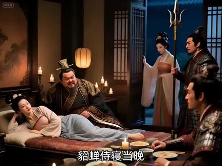 《薰卓,呂布,貂蟬》