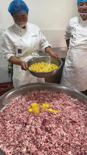 素鸡饼制作过程,今天全程直播,看看真材实料#沭阳美食