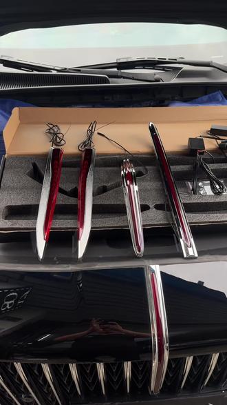 25款红旗H5车友到店升级网红发光灯 旗标灯中网机盖灯完美交车#dou是好车 #红旗 #国产之光