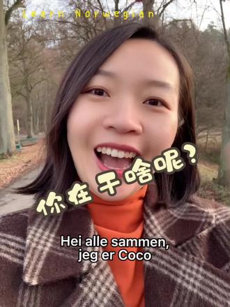 🇳🇴 挪威语口语 |263 0-A2 263 你在忙啥呢?
Hva driver du med?
#挪威 #挪威语 #学习 #海外生活 #成长