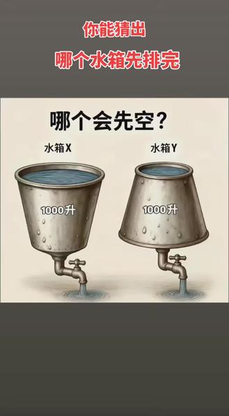 X和Y谁先流完,你敢断定吗