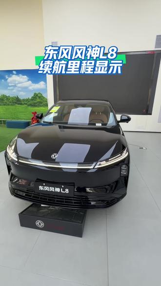 东风风神L8续航里程显示#与风神同行 #东风风神L8