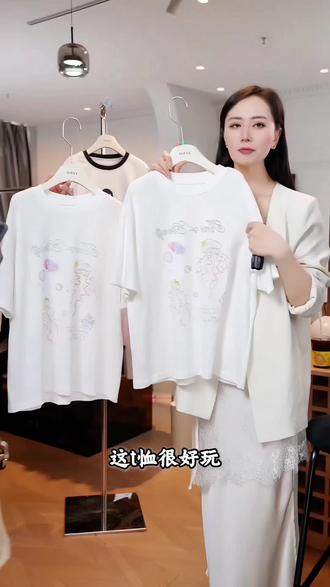 SZKP夏季新款 女童透气短袖中大童大版变色t恤#强烈推荐#短袖t恤#高品质童装#面料柔软舒适#夏季穿搭