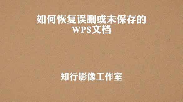 如何恢复误删或未保存的WPS文档?
#电脑操作技巧 #excel操作技巧 #办公技巧 #WPS #wps表格