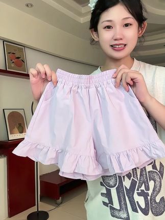 女童夏季洋气纯棉裤裙#高品质童装 #甜美穿搭 #生女儿就要这样穿 #女童夏季裤裙#女童纯棉短裤