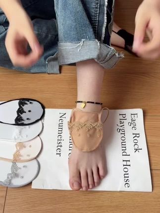 适合高跟鞋浅口鞋的袜子,既隐形又百搭。 #浅口袜 #舒适透气又凉快