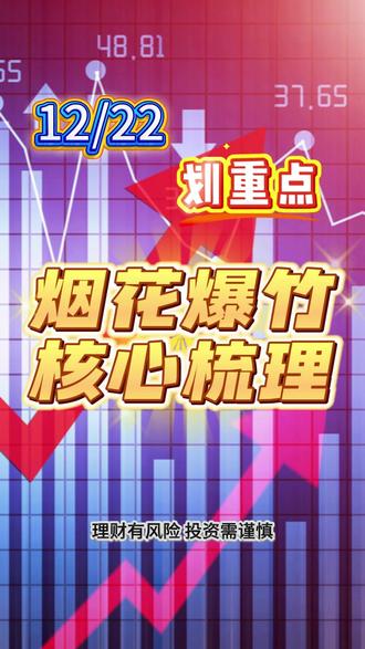 禁燃与放开!烟花爆竹四大板块全梳理 #A股 #财经干货 #烟花爆竹概念股