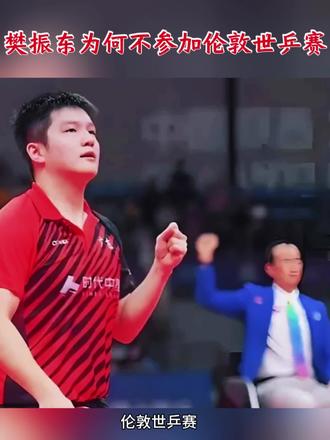 樊振东为什么不参加伦敦世乒赛#樊振东 #世乒赛 #伦敦 #乒乓球 #竞技体育
