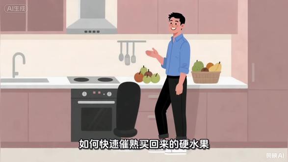 如何快速催熟买回来的硬水果?#水果小知识