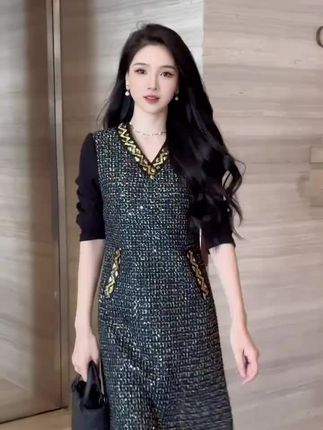 #解锁微胖梨形的本命穿搭 #高级感穿搭 #连衣裙 #遮肉显瘦 #无限回购的宝藏单品