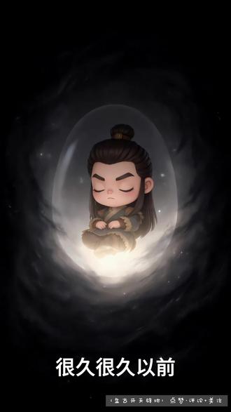 经典神话故事【盘古开天辟地】 萌版盘古开天地来啦!从混沌劈出天地,以身躯化作山川草木,最经典的上古神话,讲给小朋友听的暖心版本~ #随变ai随便玩 #无限轮回 #这也能开播 #萌版盘古开天 #q版动漫人物
