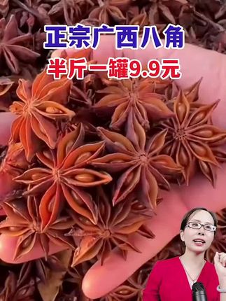 广西大红八角. 9.9元半斤,包邮到家。#正能量 #三农 #强烈推荐 #健康 #新农人计划