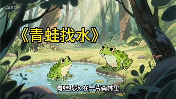 伊索寓言_《青蛙找水》