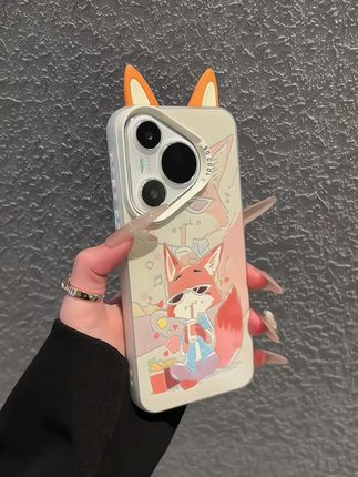 情侣奶茶尼克朱迪耳朵壳,真的好可爱,好朋友一起用~#手机壳 #敲可爱 #情侣手机壳 #这个手机壳真的长在我心巴上了 #快分享给你的好友