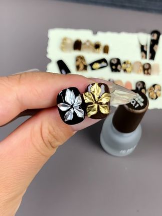 最近超火恶金属晕染液,上新活动,冲冲冲#金属晕染美甲