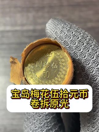 #币面黑点是护币油形成包浆 #钱币 #纪念币 #收藏品 #老物件