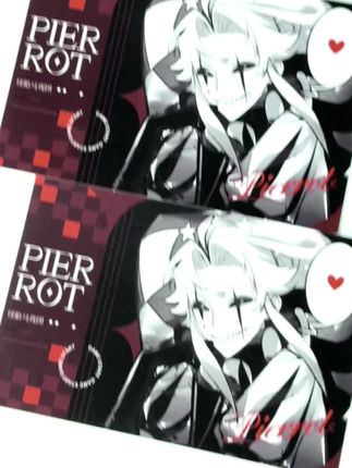 放大展示小p美貌的明信片~ #pierrot #怪胎马戏团 #怪诞马戏团 #pierrot同人
