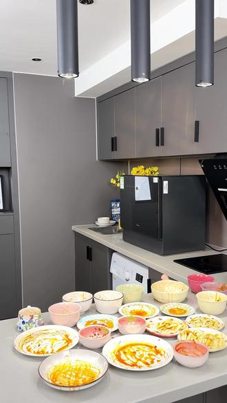 UP2Pro,6套大容量,自动上下水,高清玻璃材质,三星消毒 #美的洗碗机 #洗碗机 #懒人必备 #厨电好物 #好物推荐