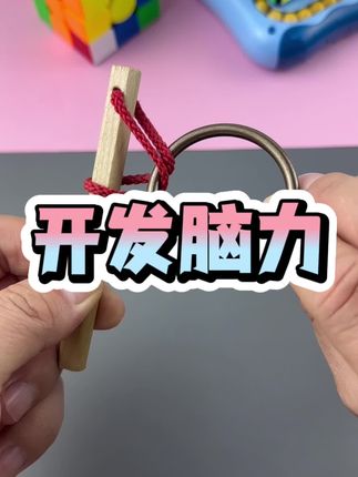 开发脑力 开发脑力,活跃思维,越玩越聪明 #动手动脑 #智力开发 #思维训练 #智力解扣24件套