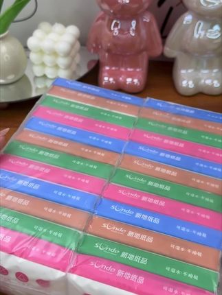 时尚国风Sunde小包便携式学生纸巾,质地温润#印花设计