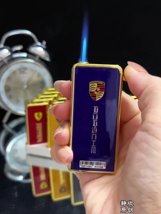 新款高档金属蓝焰防风打火机#创意打火机 #防风打火机 #打火机又火了 #国货之光 #精选好物