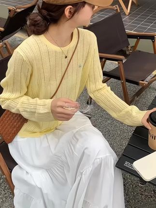 #简约穿搭 #小个子穿搭 #慵懒风穿搭 #针织衫