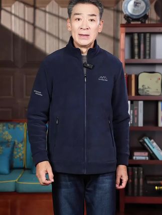 演员寇振海推荐送爸爸的奥粒绒外套#双面绒 #面料柔软舒适保暖 #好穿不贵 #中老年外套 #明星同款
