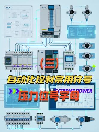 自动化控制管道及仪表图中常用位号字母速查之三:压力位号字母 #冷知识科普 #工业自动化 #技术分享