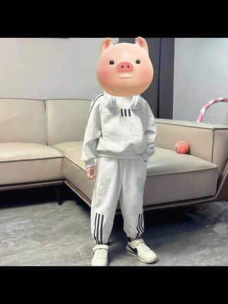 男女童套装2025新款春秋季儿童运动韩版卫衣套装两件套 这反季买衣服真的是太香了,男女宝同款套装,喜欢的妈妈赶紧去冲一套,面料柔软又舒适,透气又吸汗,洋气又百搭,#高品质童装 #春秋穿搭 #谁穿谁好看系列 #潮童必备 #爆款热卖中