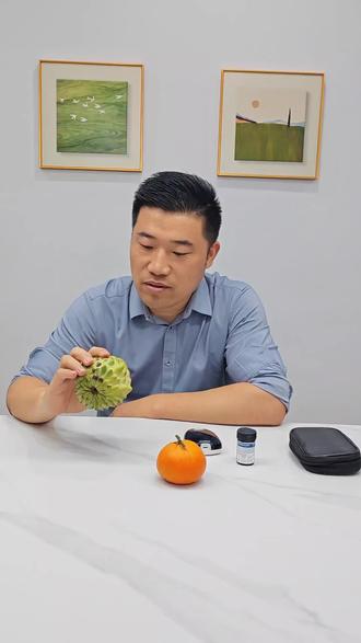 用血糖仪测释迦果,结果太吓人了。。。