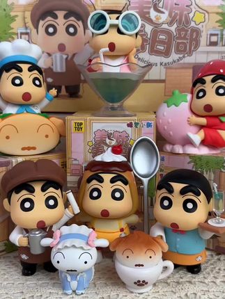 TOPTOY蜡笔小新系列#TOPTOY #我的玩具分享 #玩具测评 #玩具推荐 #蜡笔小新