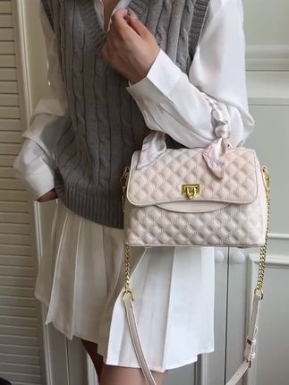 2025夏季爆款女士手提单肩包新款高级感小香风链条包轻奢百搭斜跨#好物推荐🔥