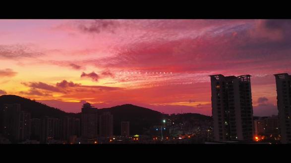 如果你问我为什么喜欢你,我的回答是夕阳