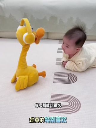 这个#复读鸭 真的是解放双手的好神器、会说会扭会唱、宝宝超爱玩#哄娃神器 #早教玩具 #母婴好物