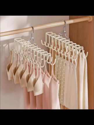 大家都快过来看这个超级奈斯的#旋转衣架 简直就是我的福音#收纳整理 #晾衣架 #衣服收纳