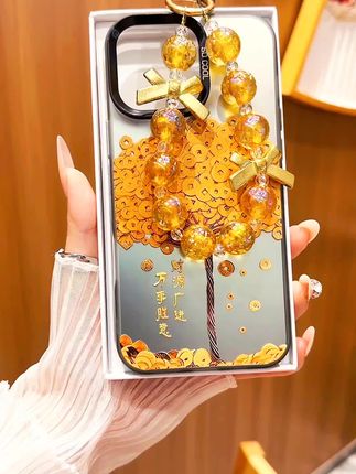 金钱树高级彩银壳 财运满满 福运满满!#手机壳 #彩银手机壳 #财运亨通 #是时候安排一下了 #安排的明明白白