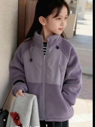 新款儿童加绒加厚奥利绒毛衣外套#春秋穿搭 #外套穿搭 #潮童穿搭 #高品质童装 #时尚气质穿搭