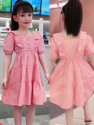 #简约穿搭 #连衣裙##显瘦穿搭 #显高显瘦显腿长 #生女儿就是用来打扮的