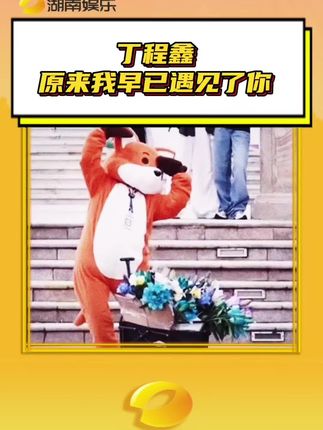 #丁程鑫穿狐狸玩偶卖花 谁能想到狐狸玩偶是丁程鑫呀!#丁程鑫#张真源#时代少年团#时代少年团丁程鑫