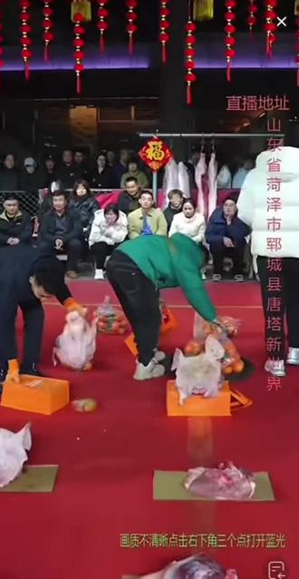 菏泽郓城海洋直播套圈现场