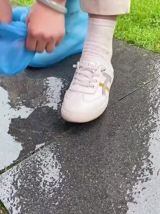 防水鞋套乳胶防滑雨鞋套防滑加厚耐磨户外男女雨靴套#爆款热卖中