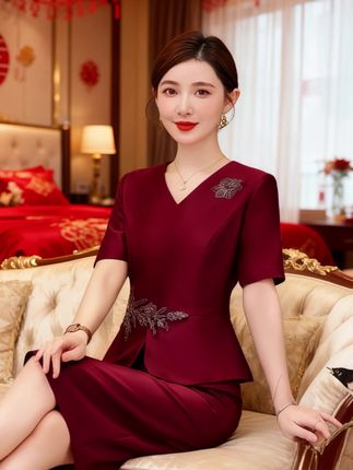 💃宝子们,给喜婆婆们挖到超赞的新款婚宴连衣裙啦! 面料高级有质感,剪裁超棒超显身材,设计精致又洋气,穿上高贵感十足,在婚礼宴会上美翻全场💕 #喜婆婆婚宴装 #妈妈装新款 #婚礼妈妈礼服 #喜婆婆喜妈妈 #无限回购的宝藏单品
