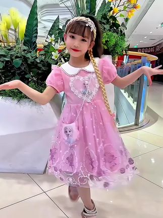 #我要上热门 女童夏季新款裙子发光公主裙宝宝洋气儿童艾莎宝宝生日春秋儿童裙#生女儿就是用来打扮的 #高品质童装 #谁穿谁好看 #夏季新款 @DOU+上热门 @DOU+小助手 @巨量千川