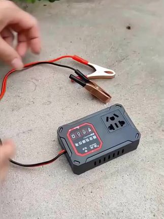 新款车载电瓶逆变器12V24V摩托车多功能汽车转接220v插头#十亿流量扶持计划