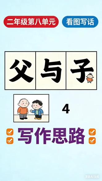 二年级写作没思路?爱多分老师来支招! 引导孩子细观察,抓住事物一两点不同。按顺序,写清楚变化过程,加入自己的小感受,就是一篇好作文。#家长必读 #二年级语文 #每天学习一点点 #育儿经验分享 #儿童教育