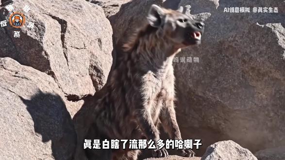 猫鼬竟把鬣狗逼到绝境!鬣狗想吃猫鼬被耍,气急败坏挖洞 #动物 #动物世界