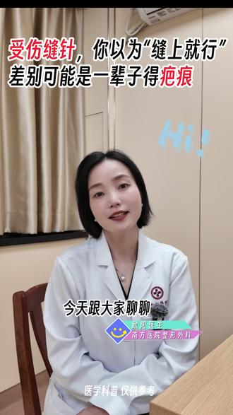 医美缝合疤痕修复 #医美 #缝合 #伤疤 #疤痕 #科普