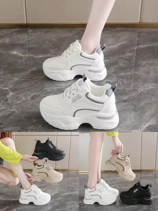 8公分厚底内增高老爹鞋2025年春秋新款ins网红韩版百搭休闲女鞋子,增高显腿长,时尚又百搭!8公分厚底老爹鞋,轻松驾驭各种风格~👟✨ #时尚美鞋 #好穿又好搭